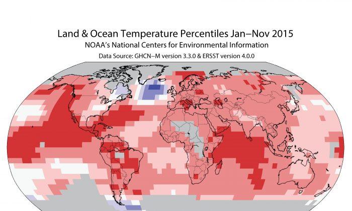 NASA: 2015 Was Earth’s Hottest by a Wide Margin