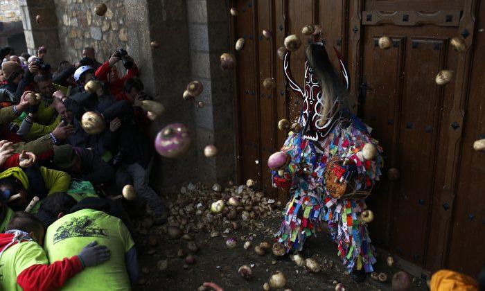 Spanish Town Celebrates Bizarre, Turnip-Throwing Festival