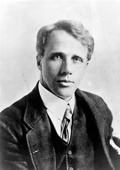 Robert Frost often depicted rural life in his poems. The poet in the 1910s. (Public Domain)