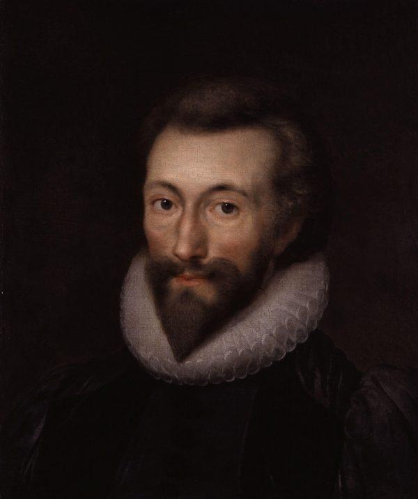 A portrait of poet John Donne, 1622, by Isaac Oliver. (Public Domain)