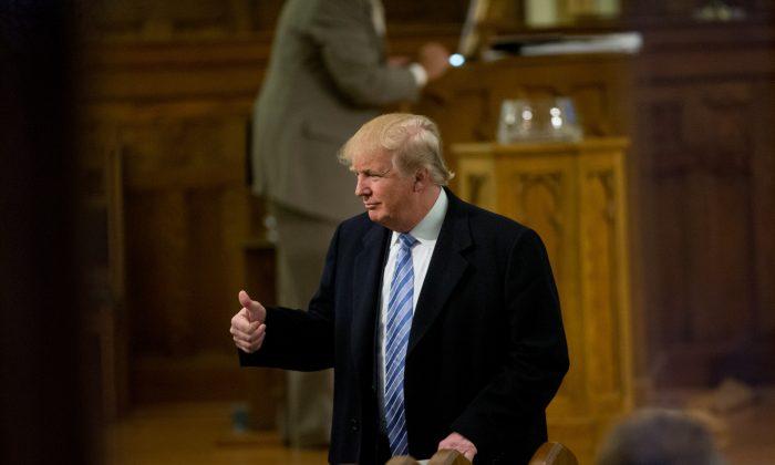 Donald Trump Visits Church in Muscatine, Iowa: ‘I Don’t Know If...’