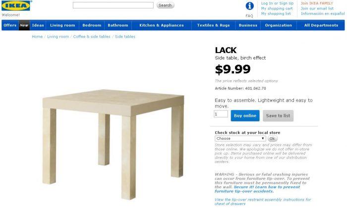 This Is What Those Popular $10 Ikea Tables Look Like On The Inside