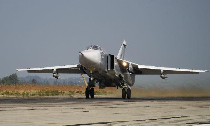 Russian Warplanes Sit Idle on Syria Base During Cease-Fire