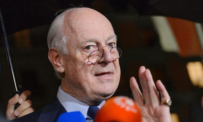 UN Envoy Announces ‘Temporary Pause’ to Syria Peace Talks