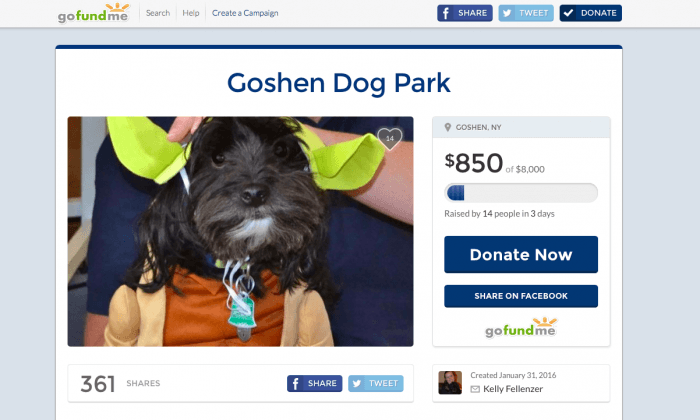 High School Student Seeks Dog Park for Goshen