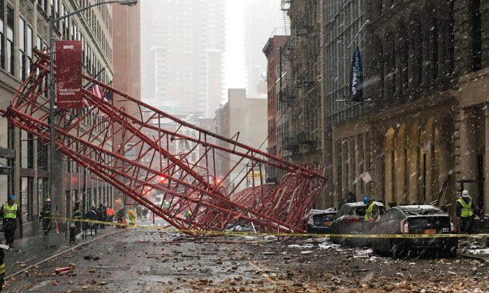 New York City Crane Collapse Leaves One Dead, Two Seriously Injured