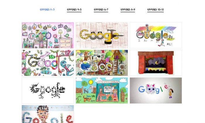 Kids Winning Doodle 4 Google Contest Vie for Votes to Get on Google Front Page