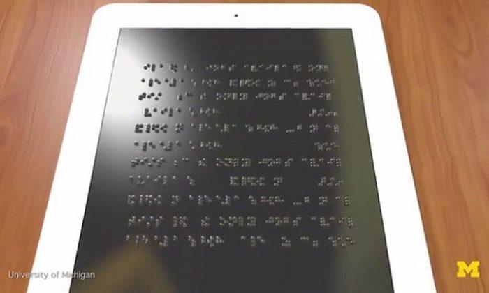 Researchers Have Developed a Revolutionary Braille Tablet for the Blind