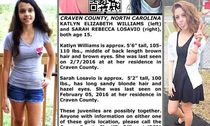 Police Are Searching For Two Missing North Carolina Teens