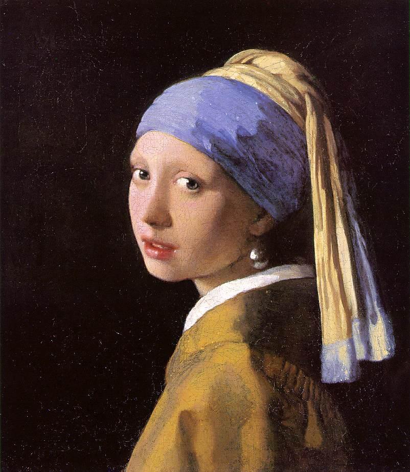  "Girl with a Pearl Earring" by Johannes Vermeer c.1665–1667.