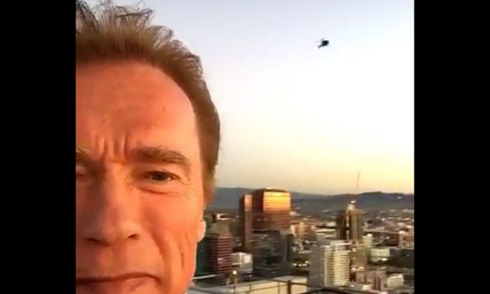 Arnold Schwarzenegger Posted One of the Best Snapchat Videos Of All Time