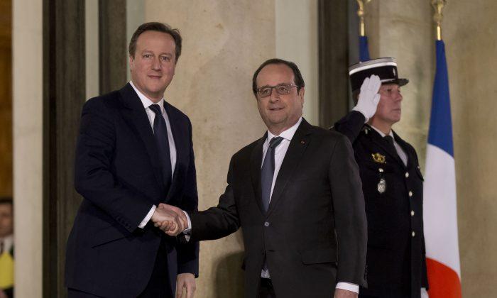 Cameron Arrives in Paris for ‘Brexit’ Talks With Hollande