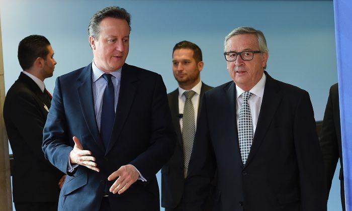 British Leader in Brussels Ahead of Key Talks on EU Future