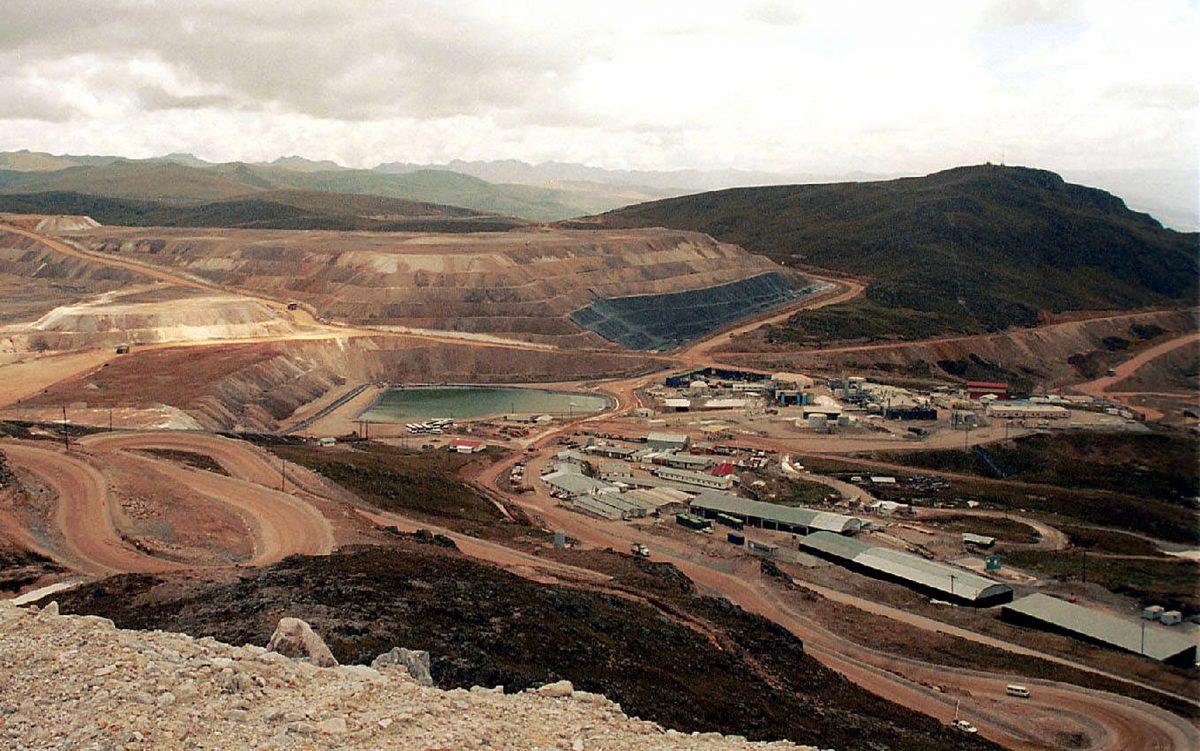 An undated picture of the Yanacocha gold mine in Cajamarca, Peru, 621 miles northeast of Lima. The biggest gold mine in Latin America was crippled by protests in 2006 by locals who believe activity there has polluted the water supply. (STR/AFP/Getty Images)