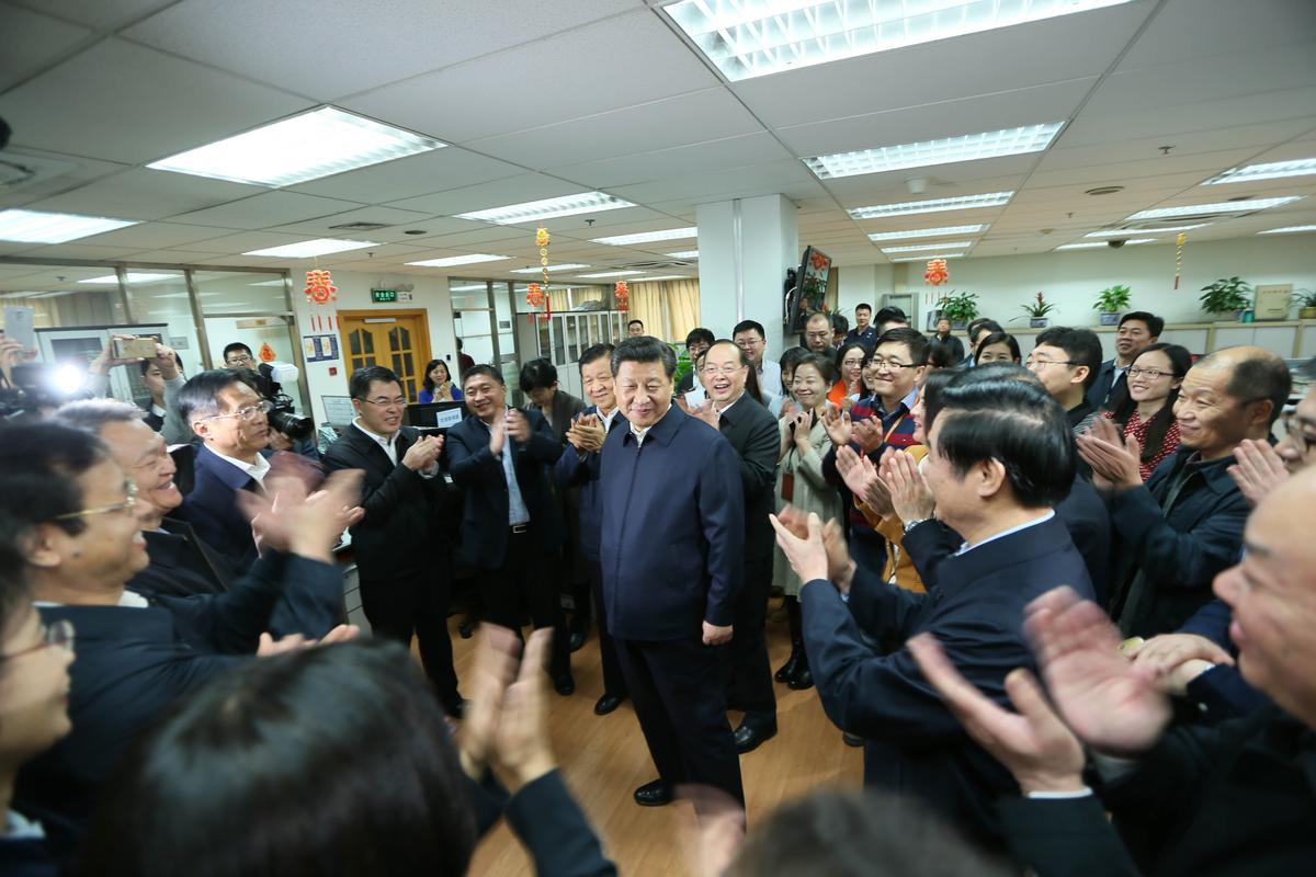 Xi Jinping Tours State Media, Solidifies Control Over Propaganda