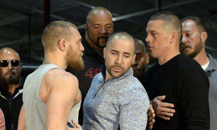 Watch: Conor McGregor and Nate Diaz Have Heated Press Conference Ahead of UFC 196 Bout