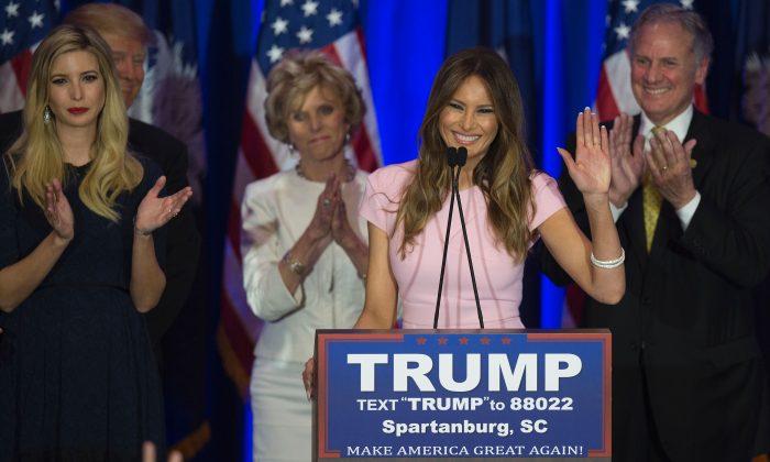 Melania Trump hits the campaign trail for first solo event