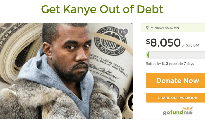 Fan Says Kanye West Has Refused Money From GoFundMe Campaign