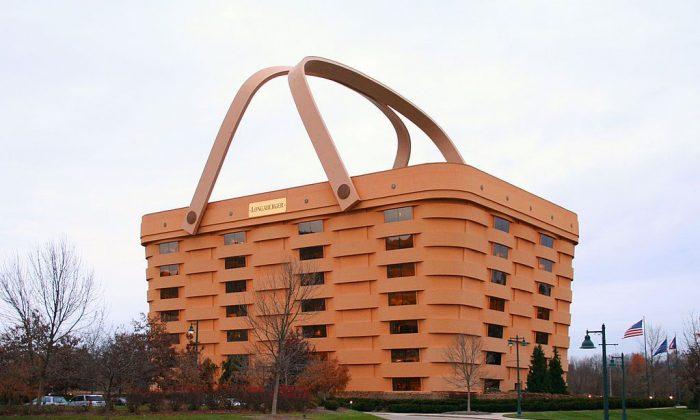 The Longaberger Company Staff Leaving Basket-Shaped Headquarters in Ohio