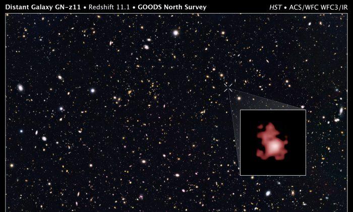 Astronomers Spot Record Distant Galaxy From Early Cosmos