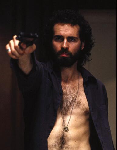 Jason Patric doing the sideways pistol grip in 1991’s “Rush.” (Metro-Goldwyn-Mayer (MGM)
