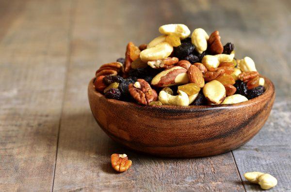 Dried fruits and nuts mix are a healthy and filling snack to have around. (Lilechka75/iStock)