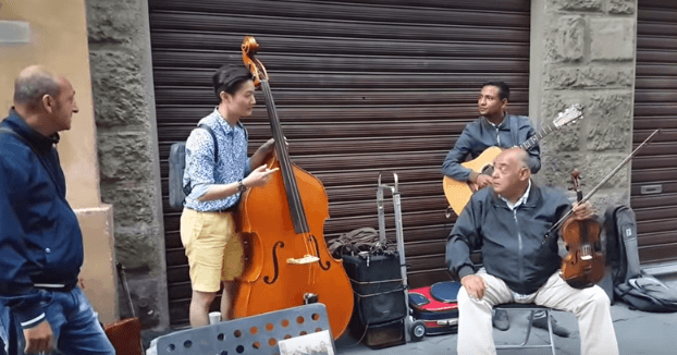 Viral Video: Korean Tourist Joins Italian Street Musicians
