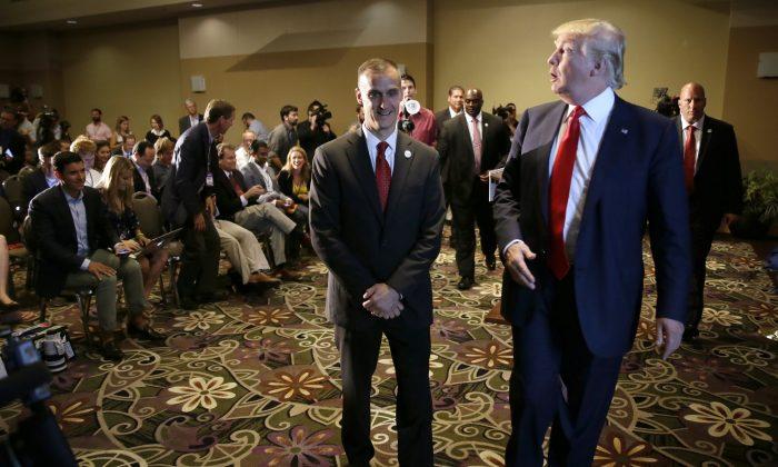 Reporter With Trump-Friendly Blog Asks Him Tough Question. Then Trump’s Campaign Manager Steps In...