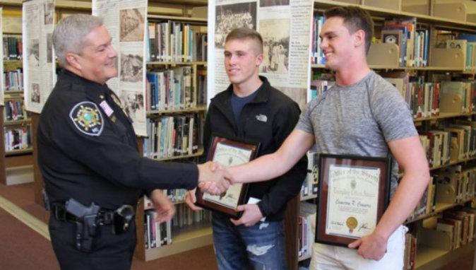 Sheriff in Buncombe County, North Carolina Honors 2 Teens for Catching Armed Robbery Suspect