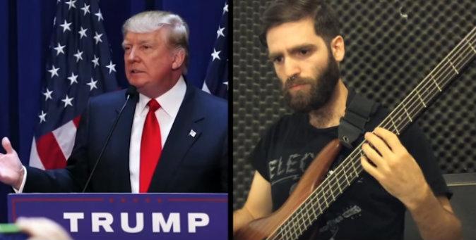 Watch: Bass Player Riffs Over Montage of Donald Trump Saying ‘China’