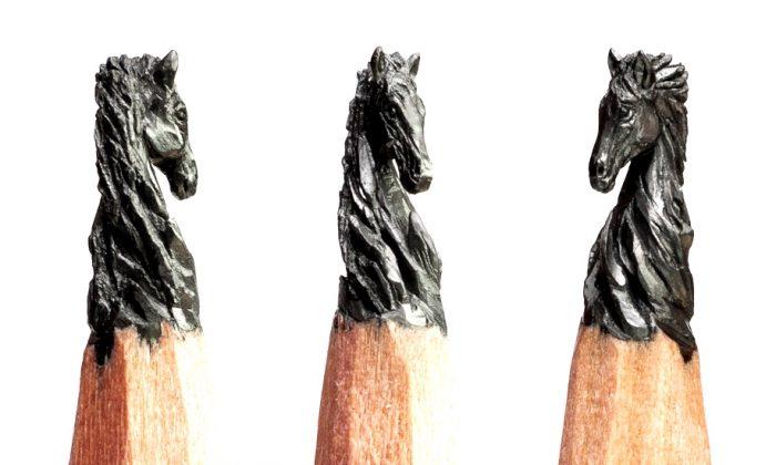 Artist Chisels Pencil Tips Into Stunning Sculptures