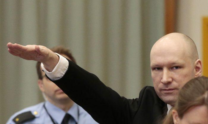 Breivik Makes Nazi Salute at Start of Court Case in Norway