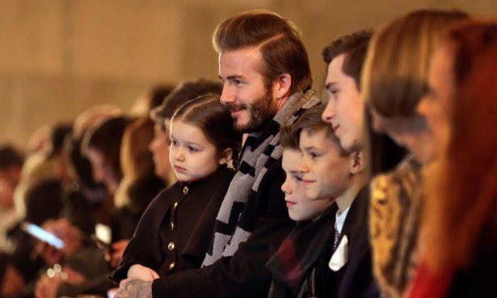 Victoria Posts Adorable Photo of David Beckham Stitching Clothes for Daughter’s Dolls