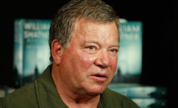 William Shatner signs copies of his new book 'Star Trek Academy Collision Course' at Book Soup November 20, 2007 in West Hollywood, California. (Mark Mainz/Getty Images)