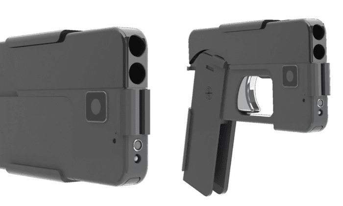 American Company Reveals Double-Barrel Handgun That Looks Like a Smartphone