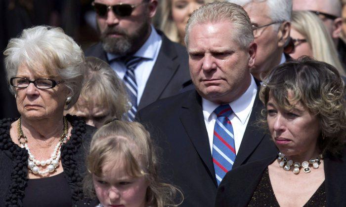 Rob Ford Eulogized as a Man of the People