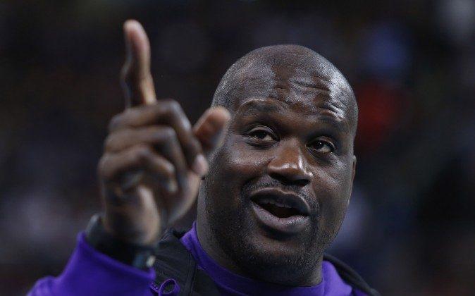Former NBA Star Shaquille O'Neal Appears at WrestleMania 32 Event