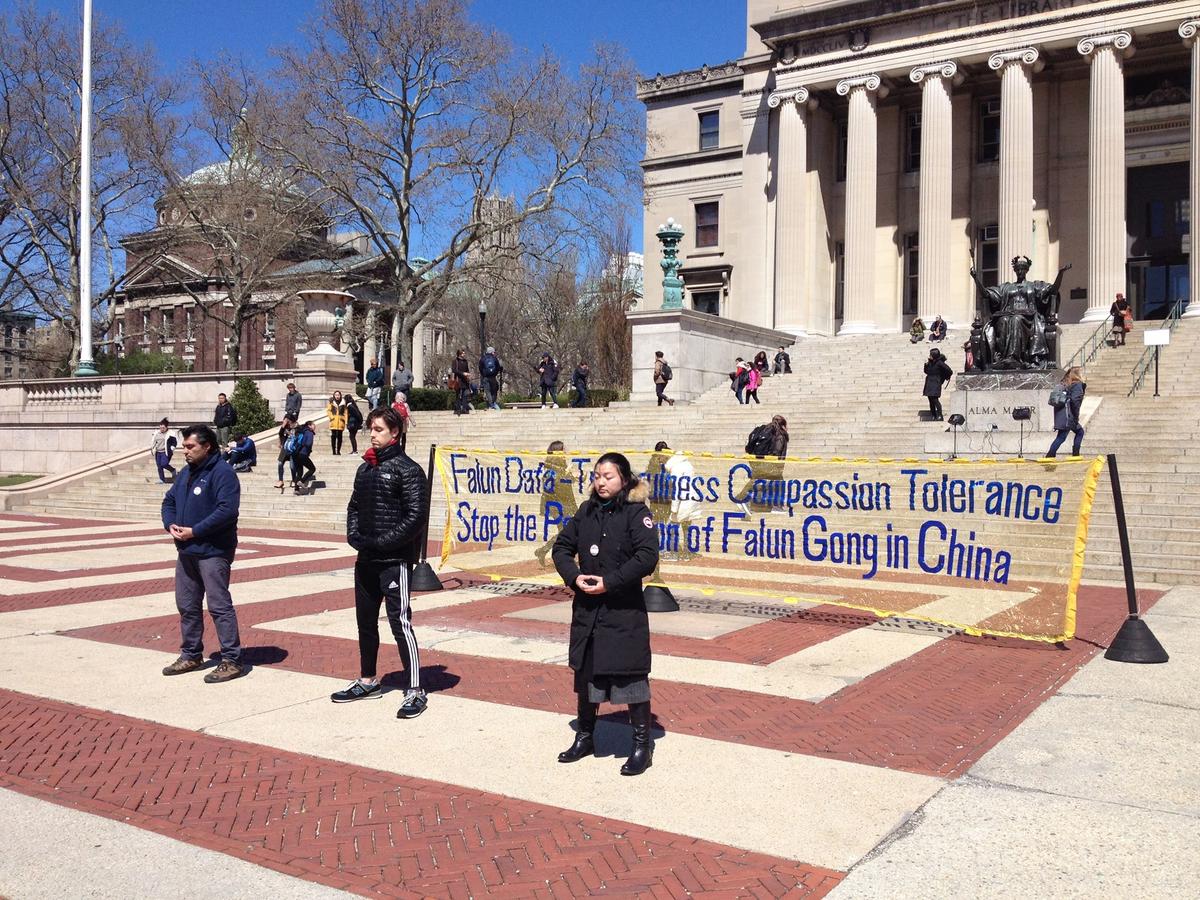 Seeing All of China at a Columbia University ‘Truth Clarification’ Stand