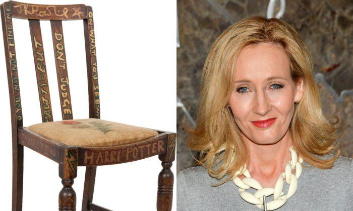 Harry Potter Author’s Chair Sells for $394,000 at Auction