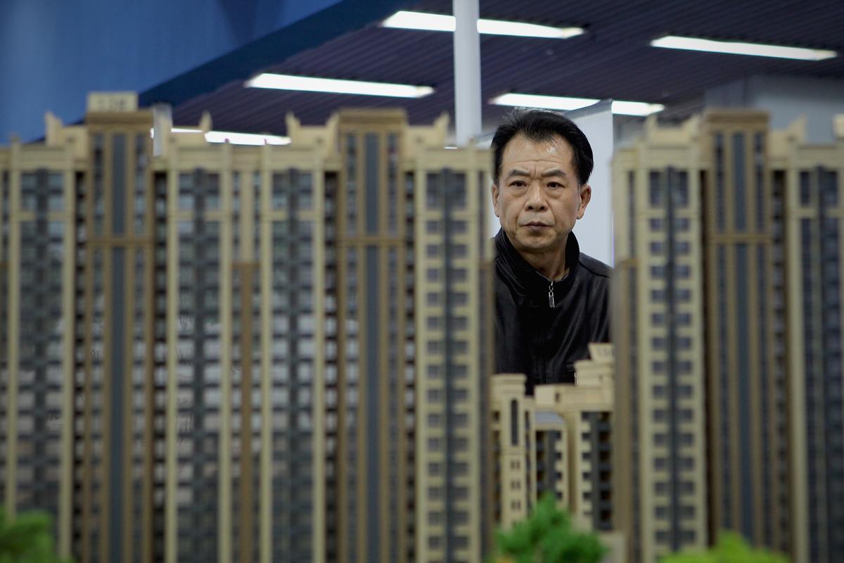 Real estate models are on display in Beijing, on April 9, 2011. (Lintao Zhang/Getty Images)