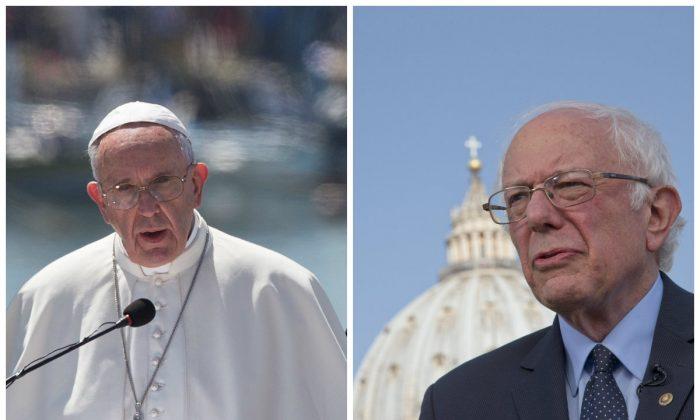 Pope: Sanders Encounter Sign of Good Manners, ‘Nothing More’