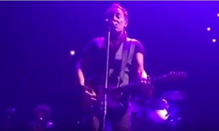 Bruce Springsteen Performs Prince’s ‘Purple Rain’ in Brooklyn