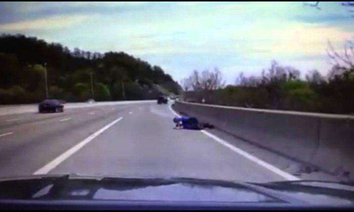 Video: Riverdale Sgt. Greg Bogert Saves Man From Jumping Off Turnpike Bridge