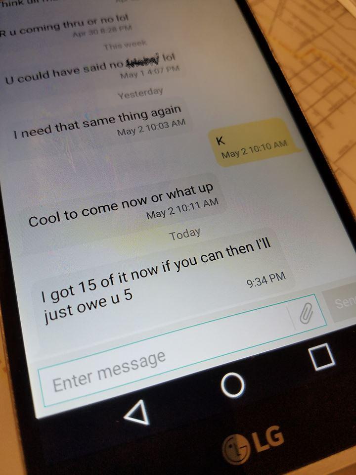 Police Beg Drug Dealer’s Clientele to Stop Calling His Phone