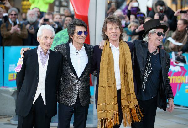 (L-R) Charlie Watts, Ronnie Wood, Mick Jagger, and Keith Richards of The Rolling Stones. (Chris Jackson/Getty Images)