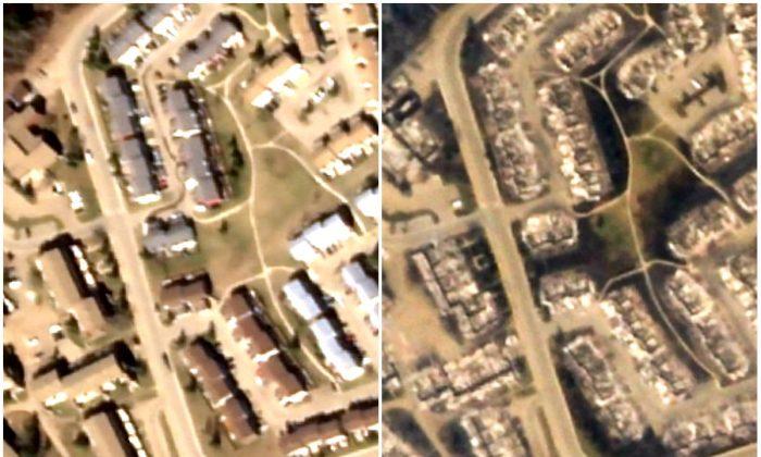 Photos: Fort McMurray Fire, Devastating Before-and-After Satellite Images