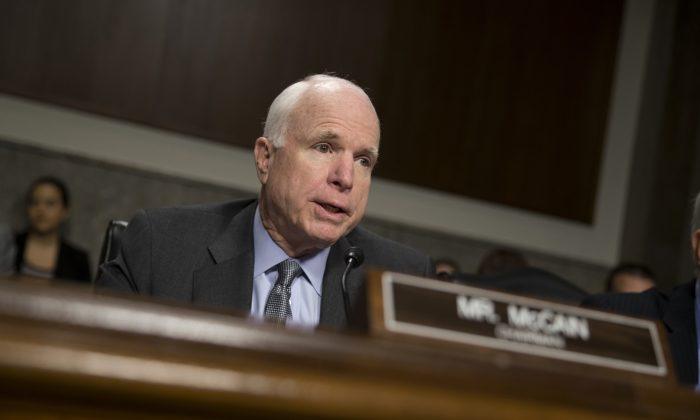 Sen. McCain Drops Support for Trump; Will Vote for Write-In