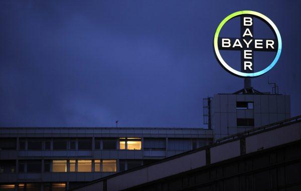 German pharmaceutical giant Bayer in Berlin on Nov. 24, 2010. (JOHN MACDOUGALL/AFP/GettyImages)