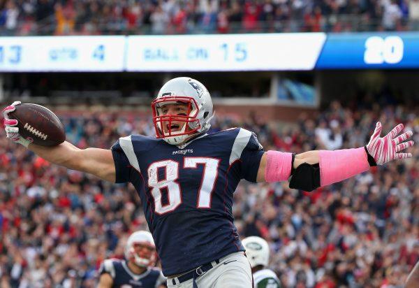 Rob Gronkowski is a three-time All-Pro tight end for the New England Patriots. (Jim Rogash/Getty Images)