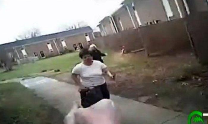 Video Shows Woman Holding a Knife Getting Shot by an Officer in NC